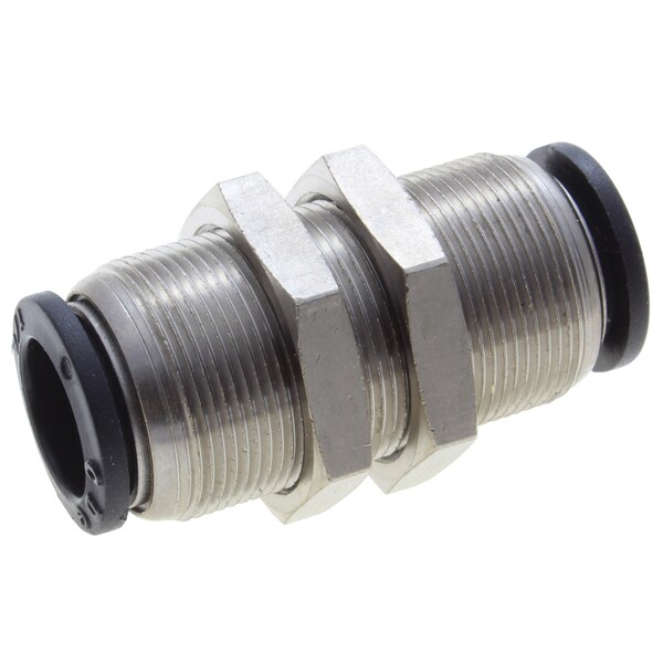 Technifit Fitting, PTC, Bulkhead Union, 1/4", PMM1/4 PMM1/4 - main